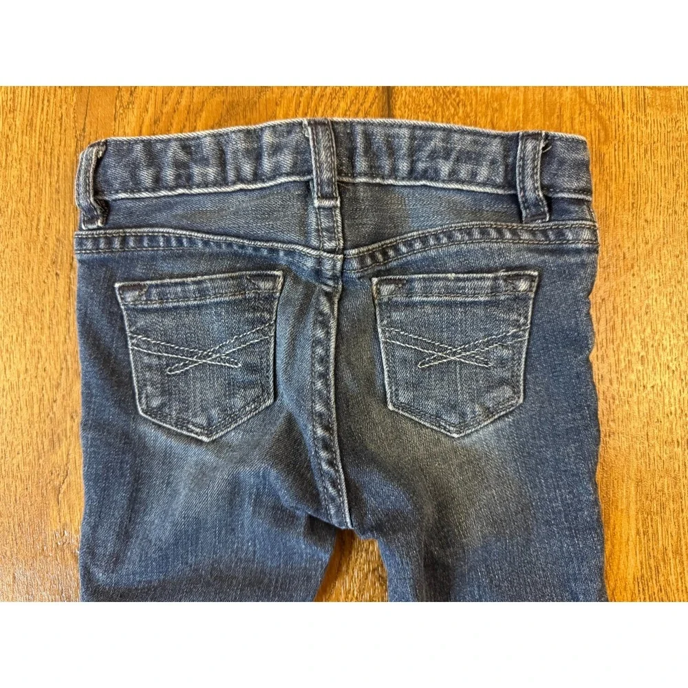 Baby Gap Girl 12/18 Months‎ 1969 Blue Denim Skinny Jeans Pants Adjustable Waist